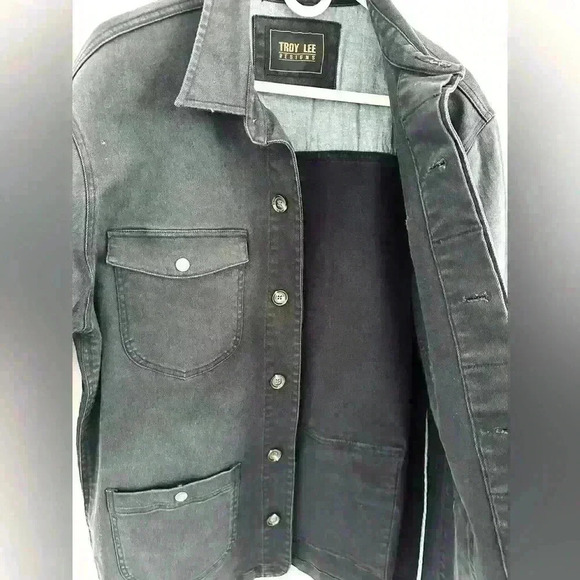 Troy Lee Designs Denim Moto Jacket Size Large - Picture 3 of 10